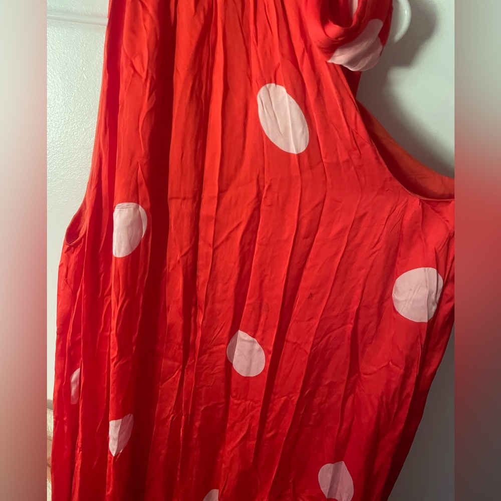 NWT Anthropologie Samant Chauhan Minnie Polka Dot Maxi Dress Size 1X - Picture 5 of 6